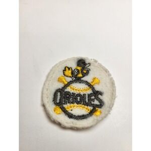 Vintage Original 1950s/60s MLB Felt Patch Baseball Team 2"x2" Baltimore Orioles